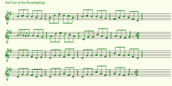 The Foot Of The Mountain (Jig)