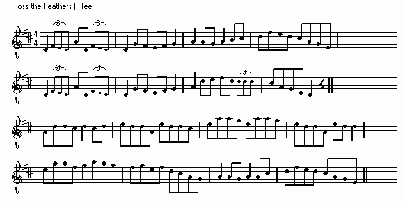 Toss The Feathers (Reel), Celtic Orbis Tunes Collection