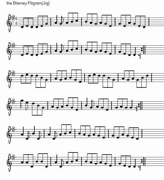 The Blarney Pilgram, Irish Jig, Uilleann pipes