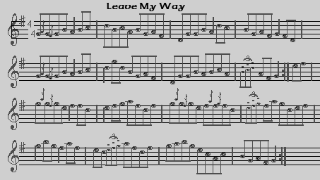 Leave My Way(Reel)