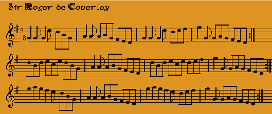 Sir Roger de Coverley(slip jig/country dance